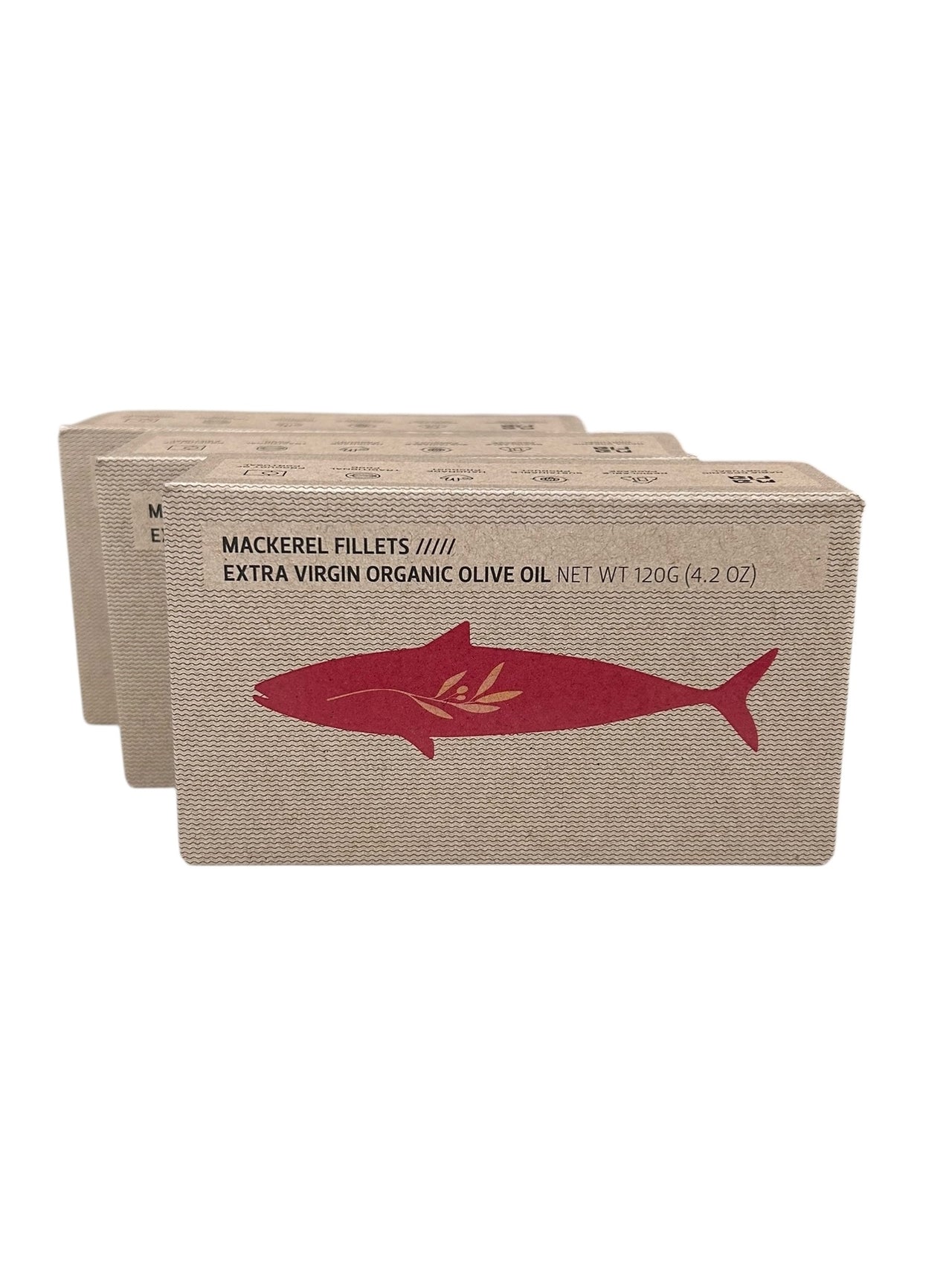 Maria Organic Portugal Mackerel Fillets in Organic EVOO - 3 Pack