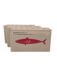 Maria Organic Portugal Mackerel Fillets in Organic EVOO - 3 Pack