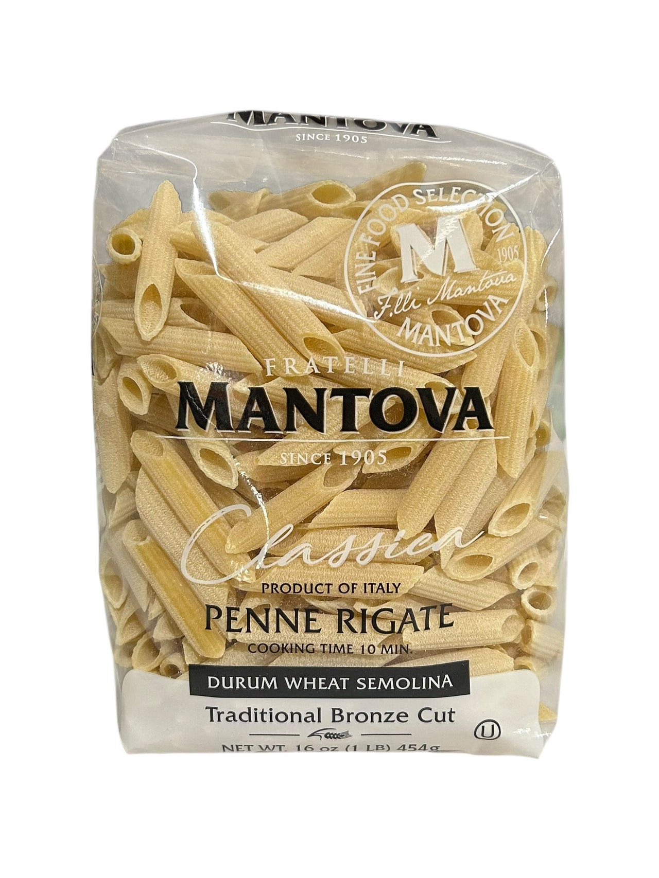 Fratelli Mantova Italian Penne Rigate - 16 Oz.
