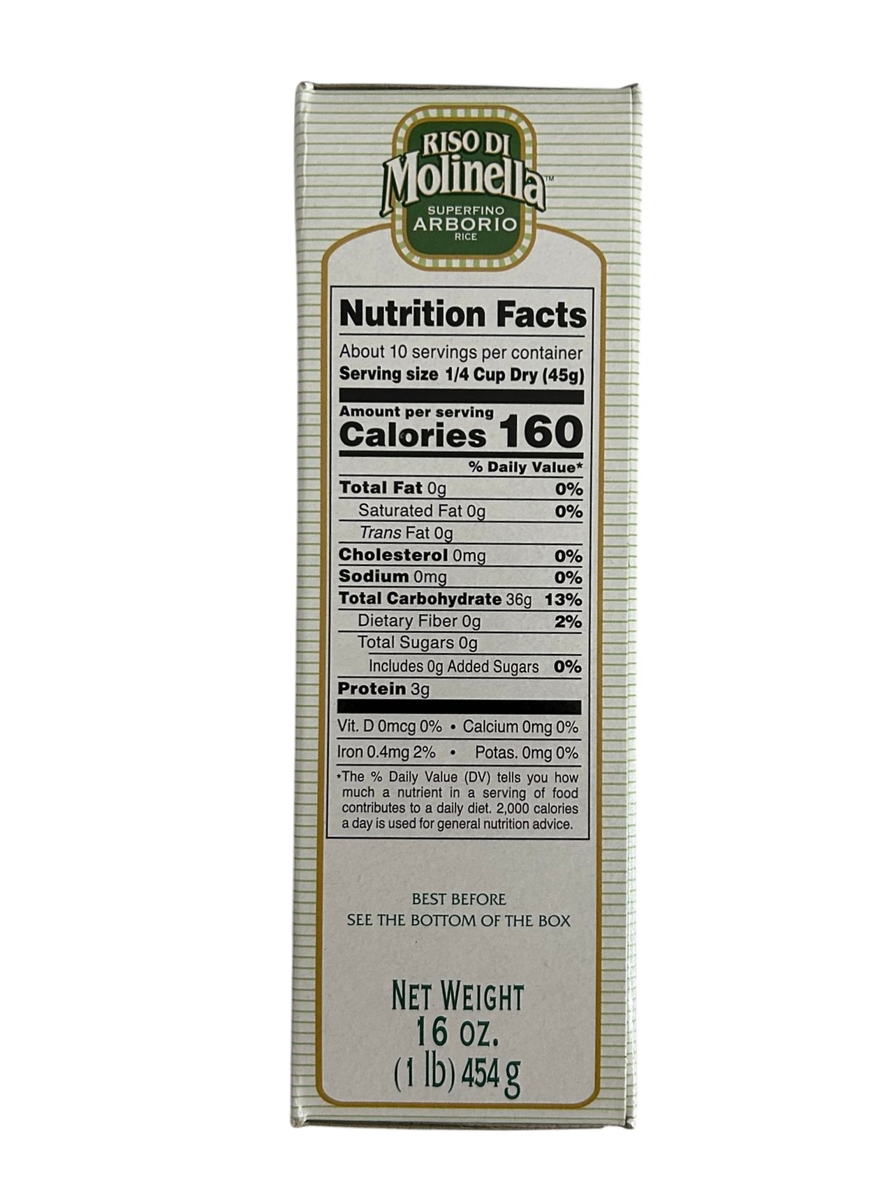 Riso Di Molinella Superfino Arborio Italian Rice - 16 Oz.