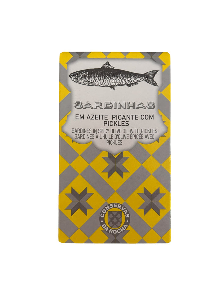 Da Rocha Sardines in Spicy Olive Oil with Pickles - 6 Pack