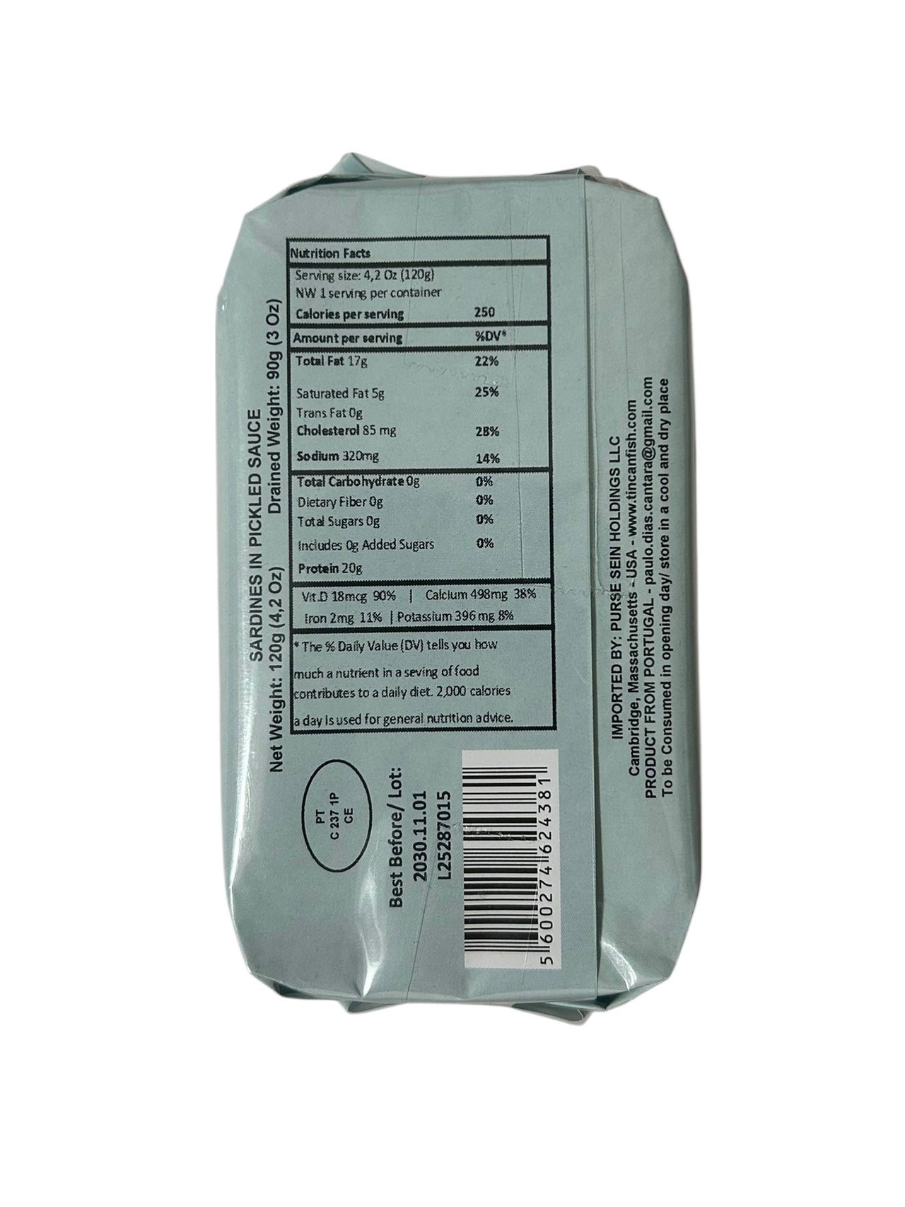 Cantara Creative Sardines in Pickled Sauce - 6-Pack