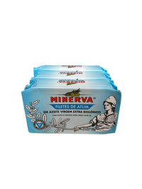 Minerva Tuna Fillets in Organic EVOO - 3 Pack