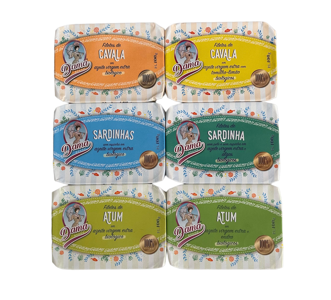 Dama Brand Variety Pack - 6 Pack