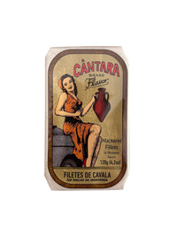 Cantara Brand Mackerel Fillets in Mustard Sauce - 6 Pack