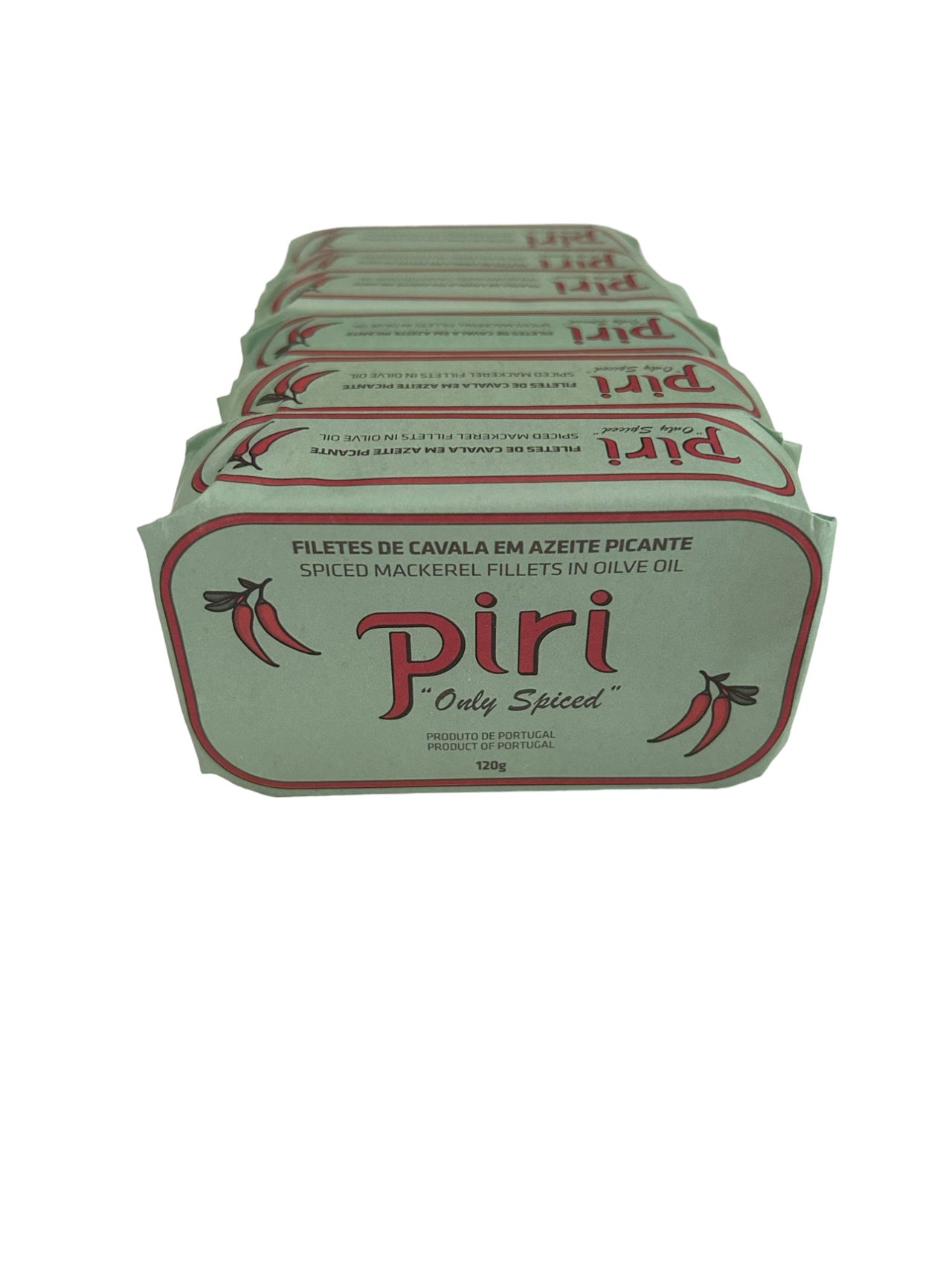 Piri "Only Spiced" Spiced Mackerel Fillets Portuguese Style in Olive Oil - 6 Pack