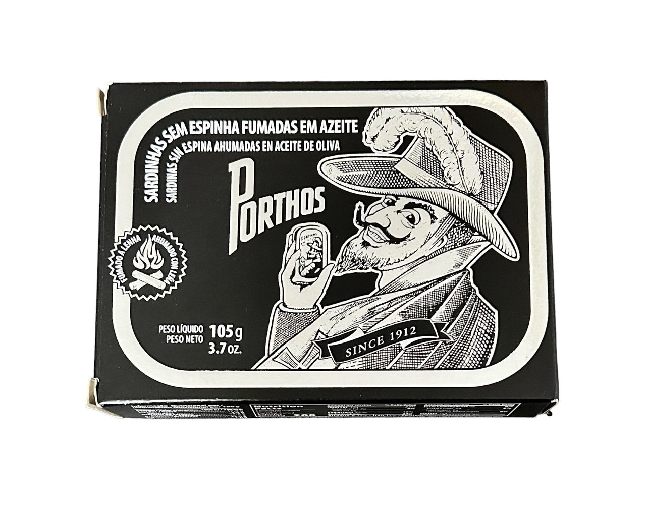PORTHOS Smoked Boneless Sardines in Olive Oil - 3 Pack
