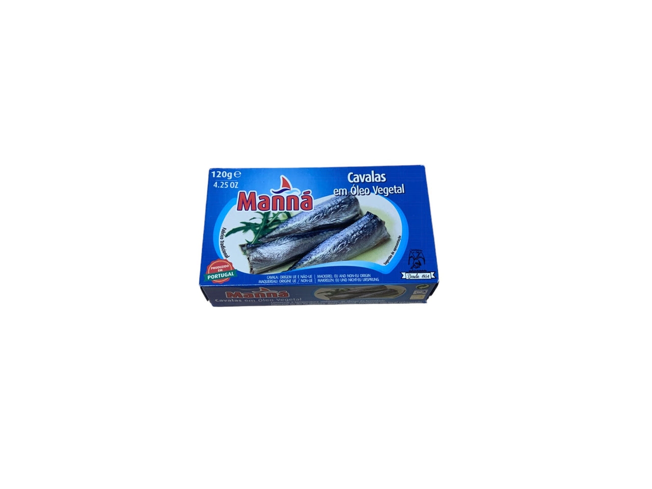 MANNÁ Mackerel in Vegetable Oil - 6 Pack - TinCanFish