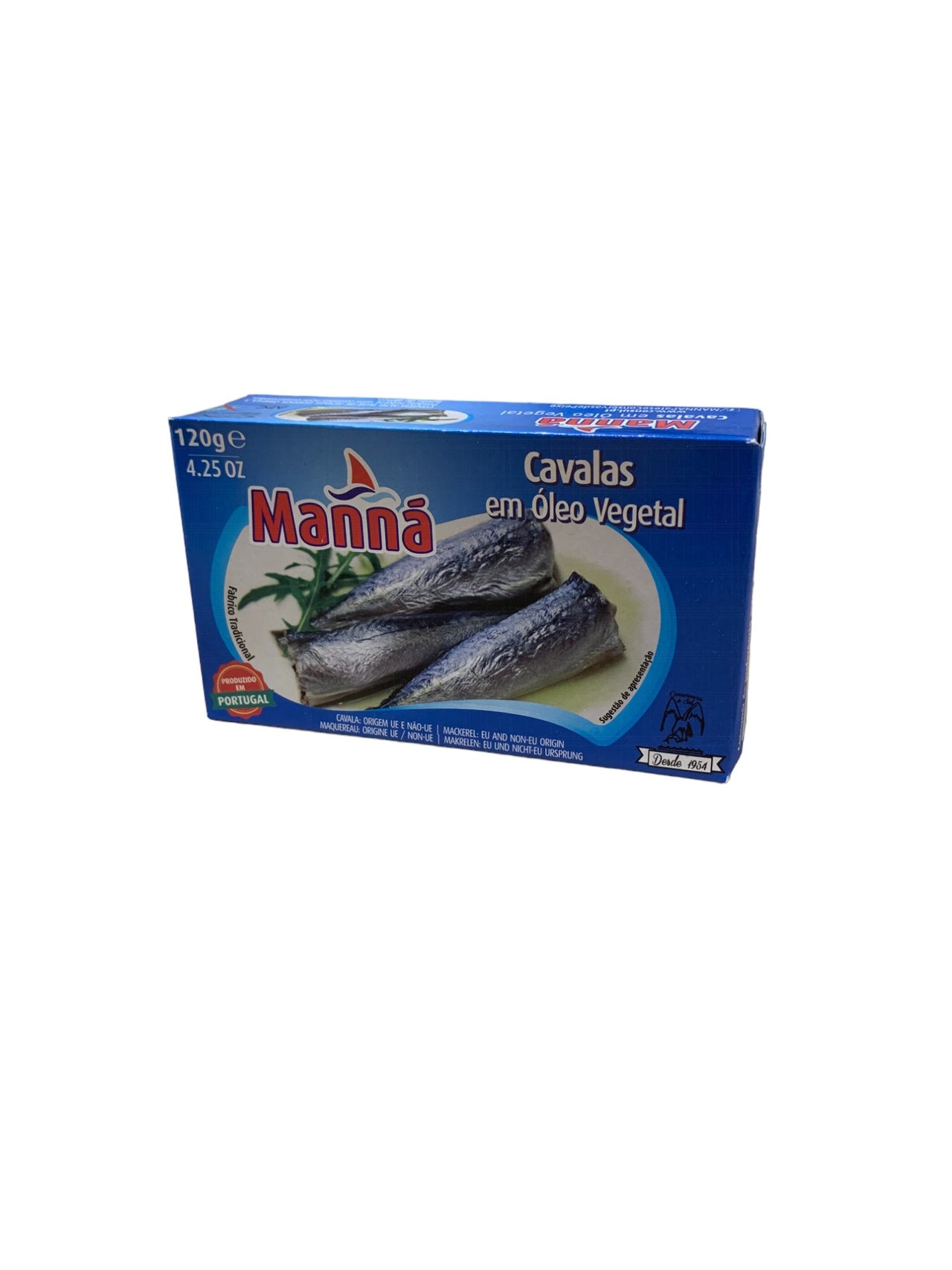 MANNÁ Mackerel in Vegetable Oil - 6 Pack