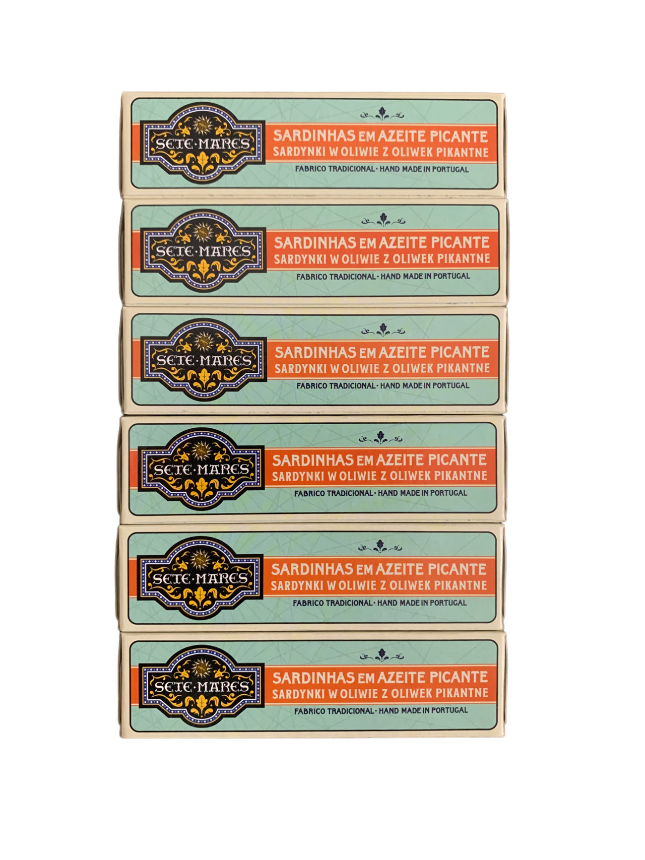 Sete Mares Sardines in Spiced Extra Virgin Olive Oil - 6 Pack - TinCanFish