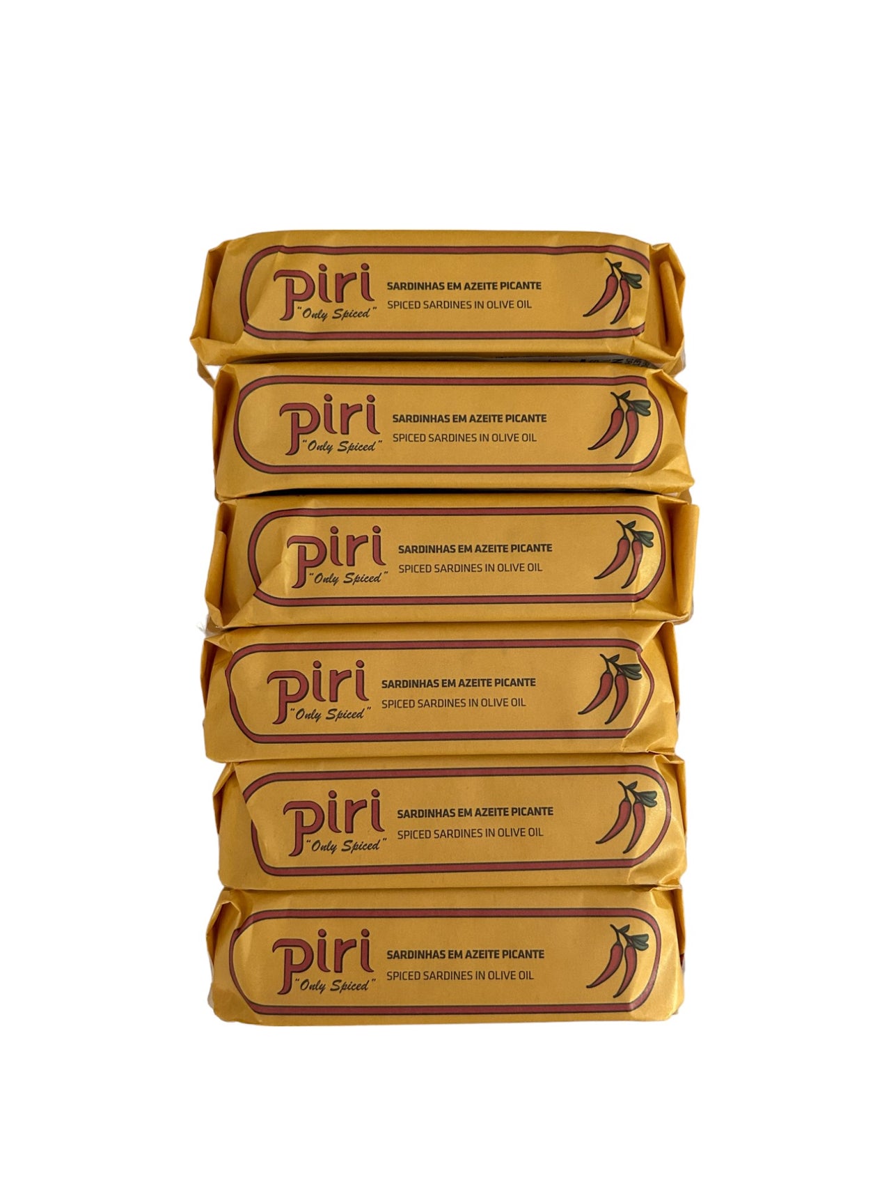 Piri "Only Spiced" Spiced Sardines in Olive Oil - 6 Pack