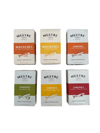 Mestre Sardines and Mackerel Variety Pack - 6 Pack