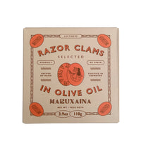 Maruxaina Razor Clams in Olive Oil - 3 Pack