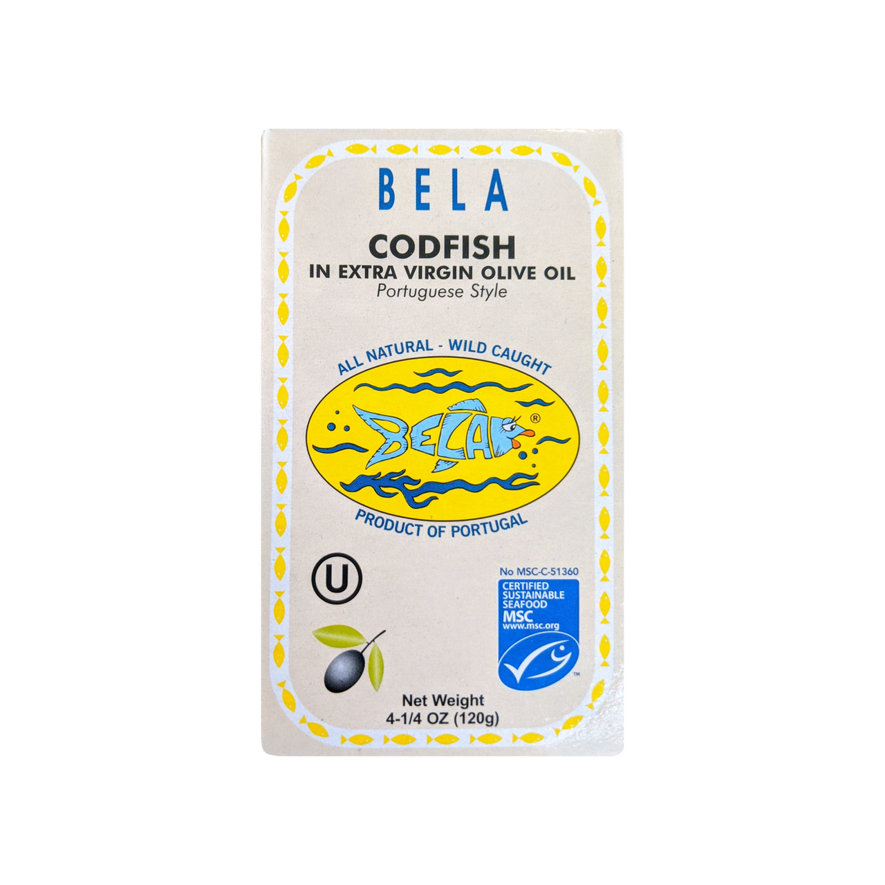 Bela Codfish in Extra Virgin Olive Oil, Portuguese Style - 6 Pack - TinCanFish