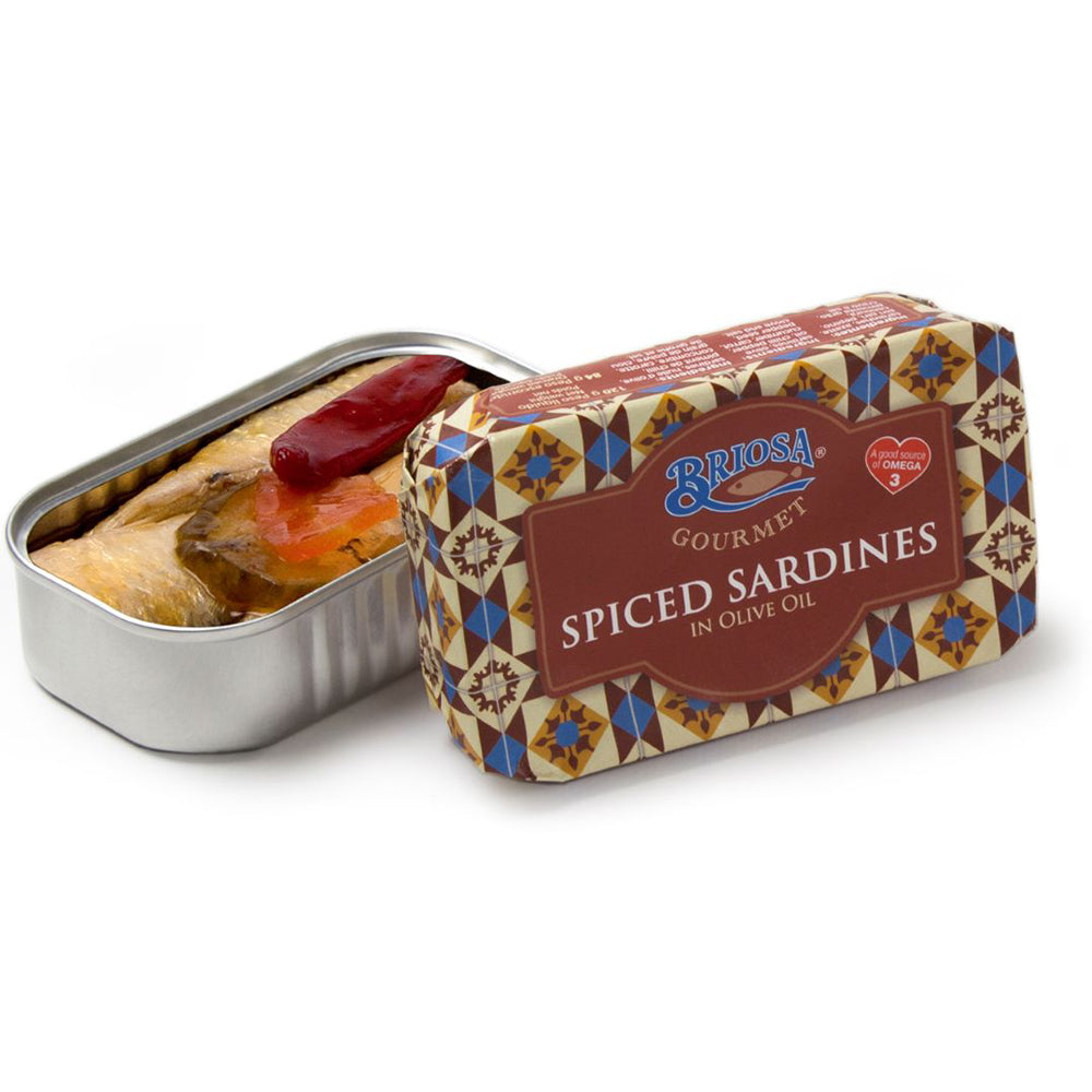 Briosa Gourmet Spiced Sardines in Olive Oil - 6 pack - TinCanFish
