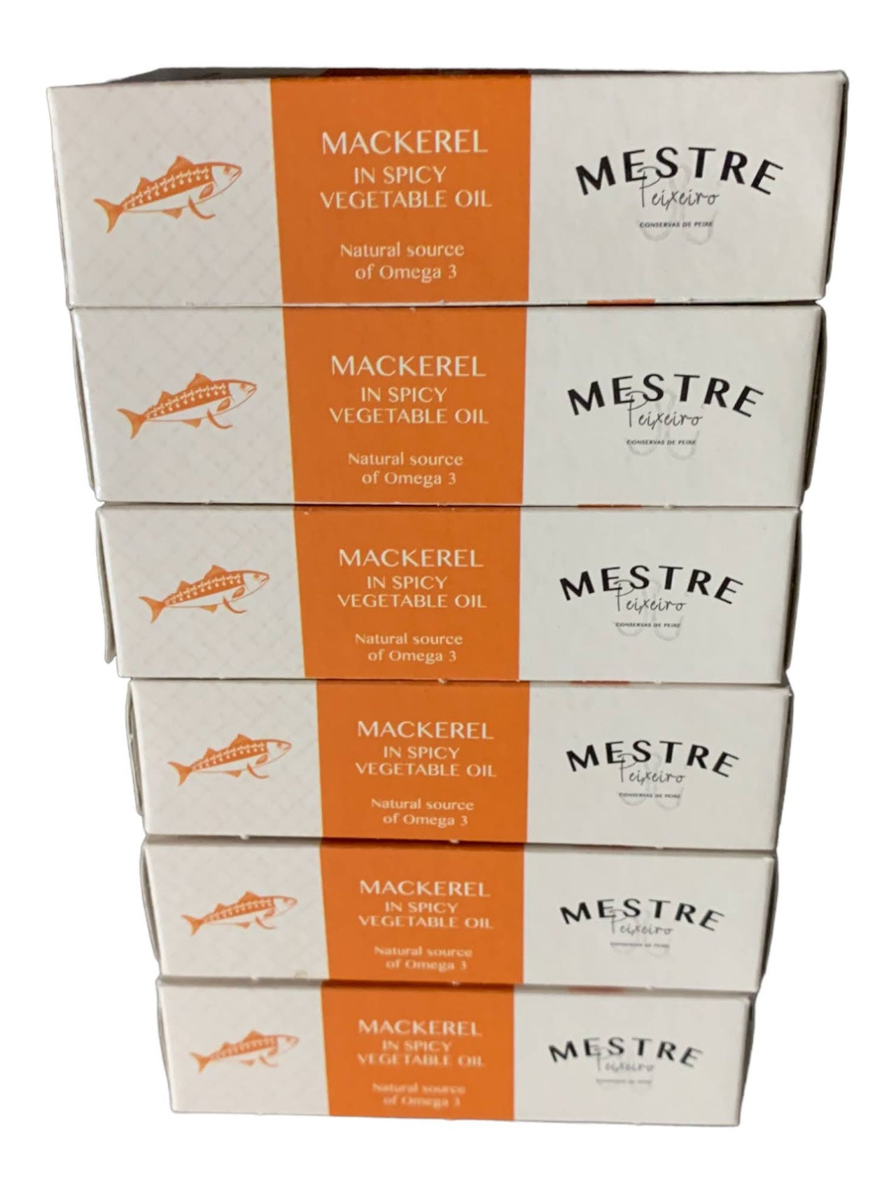 Mestre Mackerel in Spicy Vegetable Oil - 6 Pack - TinCanFish