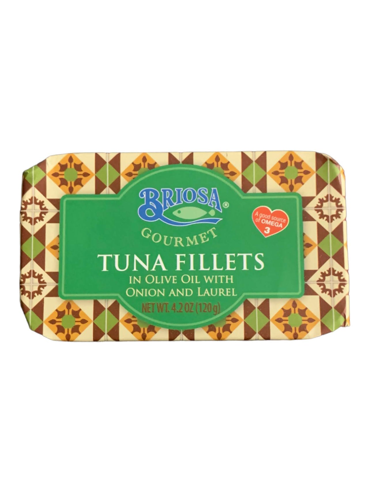 Briosa Gourmet Tuna Fillets in Olive Oil with Onion and Laurel - 3 Pack - TinCanFish