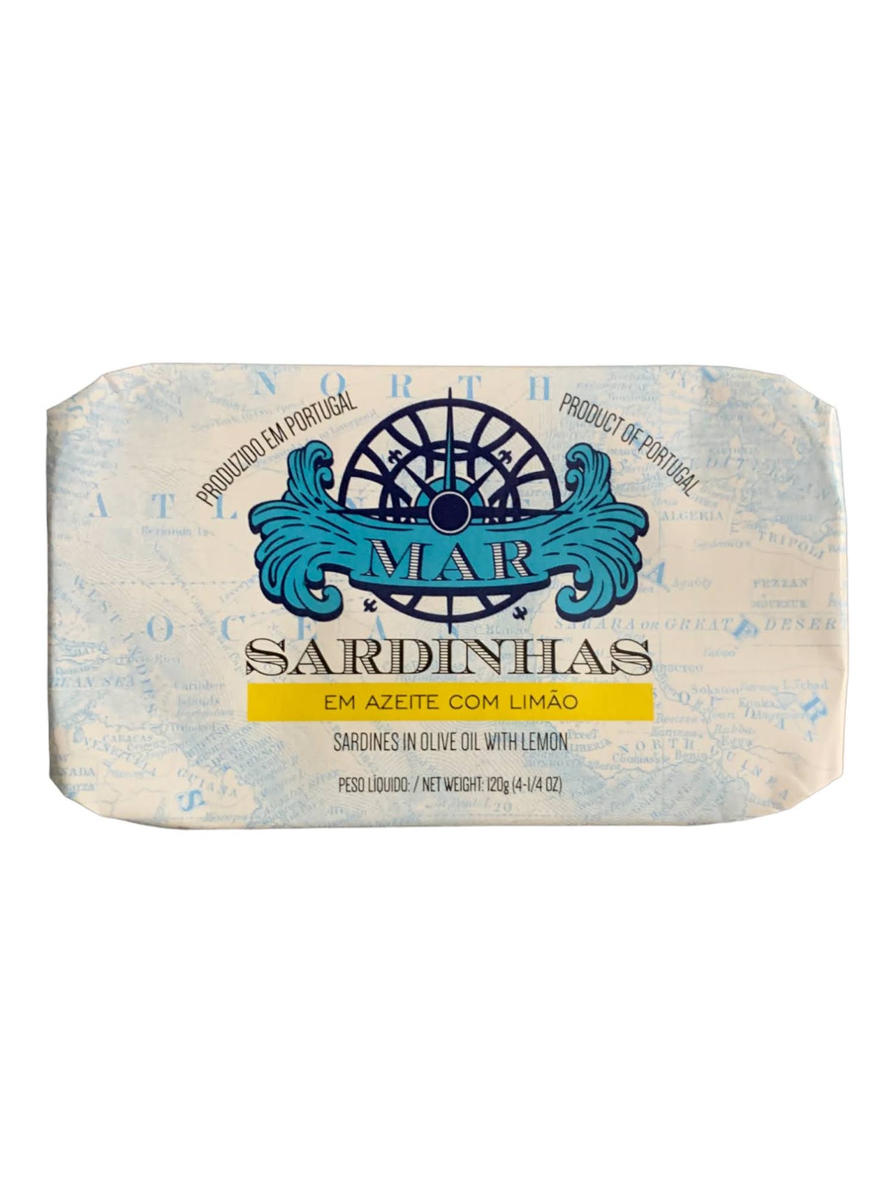 MAR Brand Sardines in Olive Oil with Lemon - 6 Pack - TinCanFish