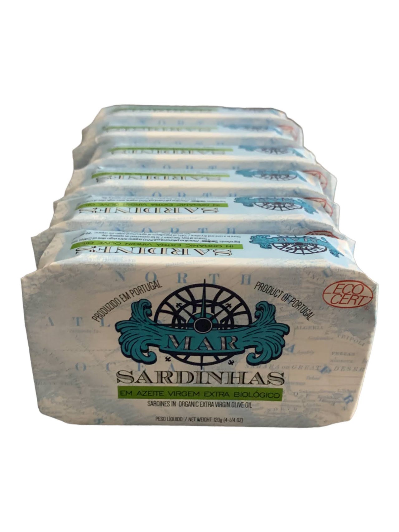 MAR Brand Sardines in Organic EVOO - 6 Pack - TinCanFish