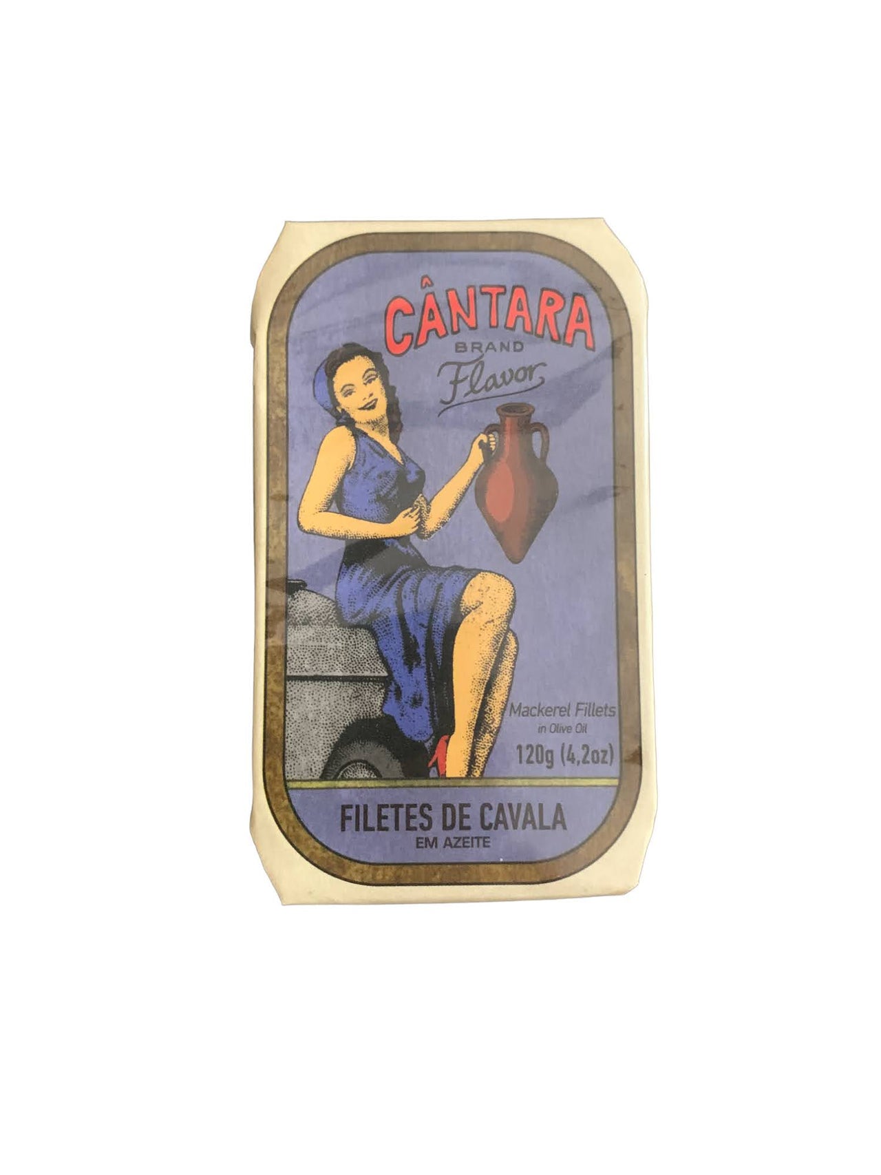 Cantara Brand Mackerel Fillets in Olive Oil - 6 Pack - TinCanFish