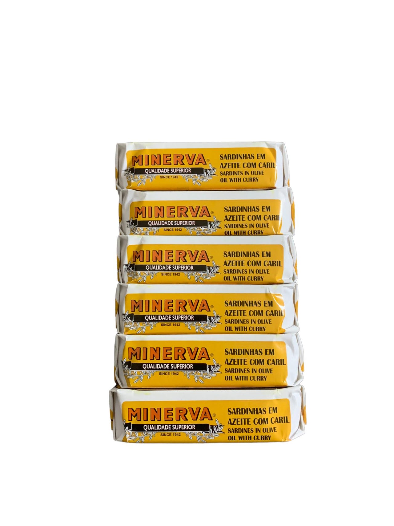 Minerva Sardines in Olive Oil with Curry - 6 Pack - TinCanFish