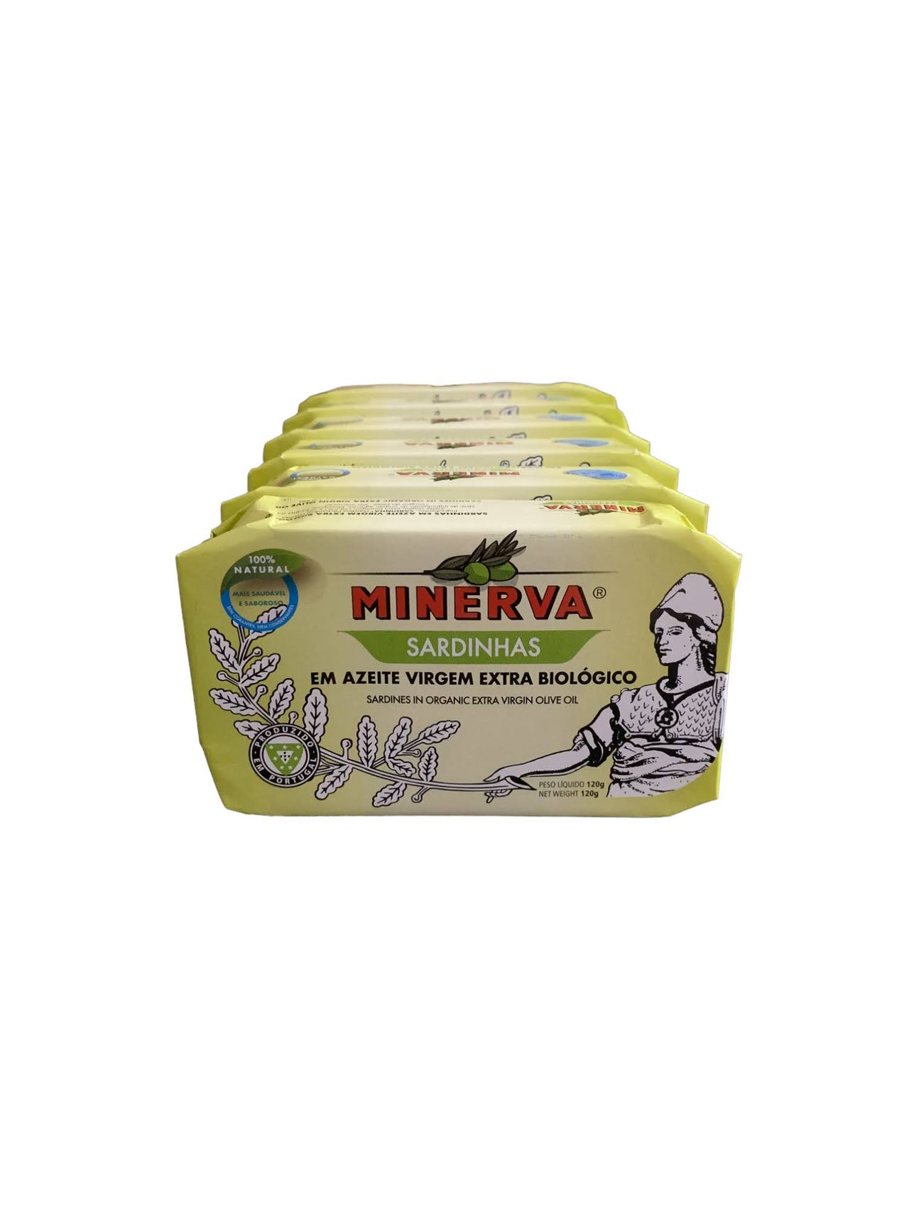 Minerva Sardines in Organic EVOO - 6 Pack
