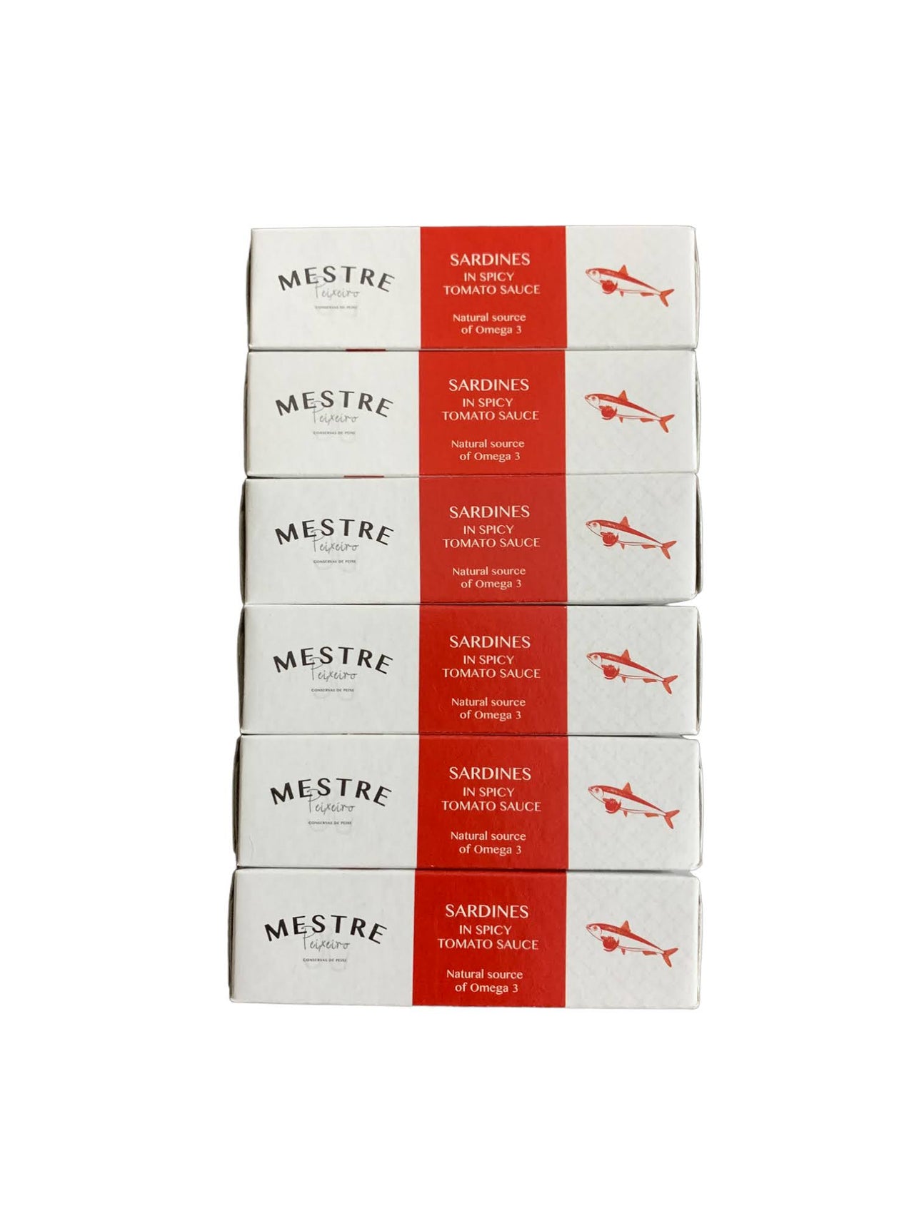 Mestre Sardines in Spicy Tomato Sauce - 6 Pack