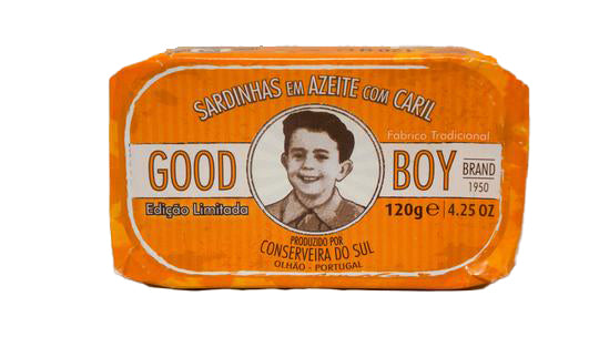 Good Boy Sardines in Olive Oil, Curry, and Chilli - 6 Pack - TinCanFish
